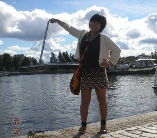 Jane Takeda during her year abroad in Finland through Rotary Exchange 