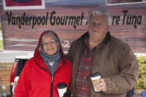 Kathryn and Kyle of Vanderpool Gourmet Tuna.  photo by Amelia Sorensen